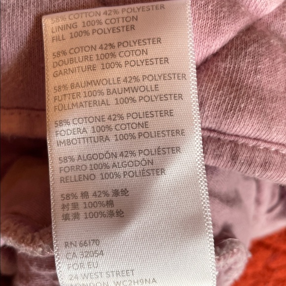 Urban Outfitters Jacket Women Pink Tie Dye Oversized Freja Quilted Zip Hoodie - Picture 5 of 5